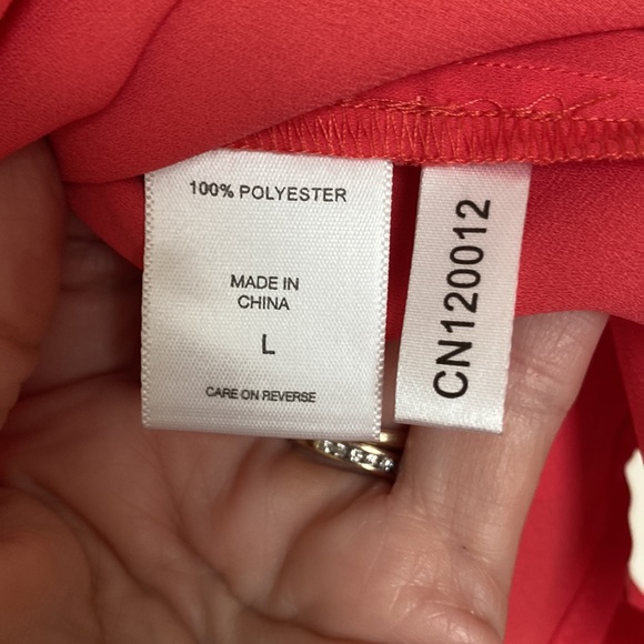 Coral Soho Top with Side Tie - Picture 3 of 5